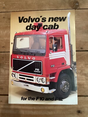 Volvo neues Day Cab für den F10 und F12 Verkaufsprospekt 80er Jahre
