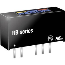 RECOM Convertitore DC/DC da circuito stampato 42 mA 1 W Num. uscite: RB-0512D/P