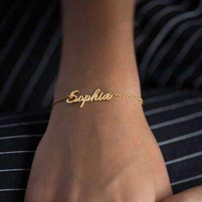 Personalised Initials Name Bracelet