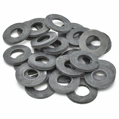 50 x ASSORTED FORM A BLACK NEOPRENE THICK RUBBER WASHERS M3 M4 M5 M6 M8 M10 KIT