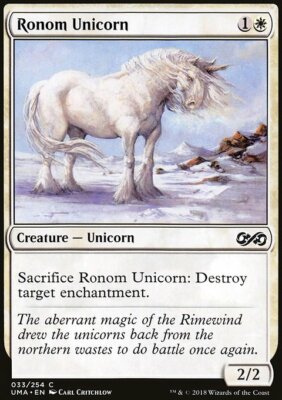 Magic the Gathering MTG Ronom Unicorn (33) Ultimate Masters   LP