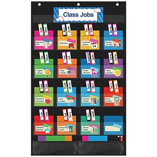 Class Jobs Pocket Chart Classroom Jobs Chart Class Management