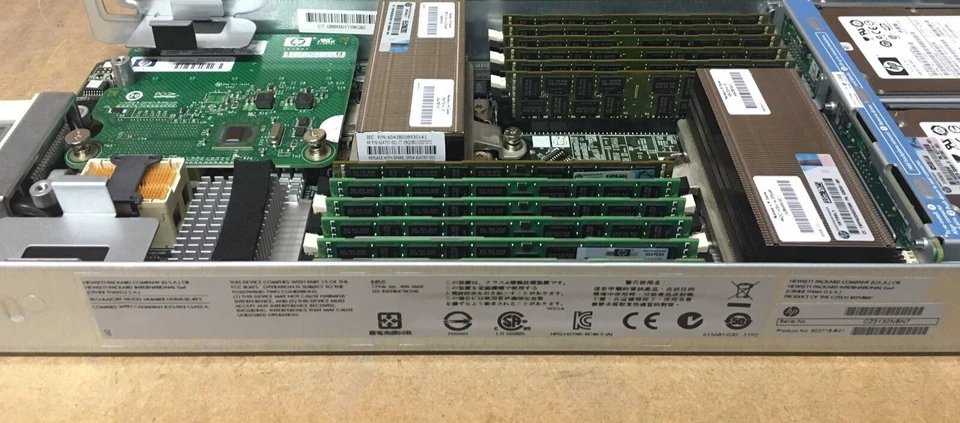 HP C3000 G2 8x BL460c G7 96-Cores 512GB RAM 24TB 1Gbit iSCSI Blade SAN Solution - Image 4 of 4