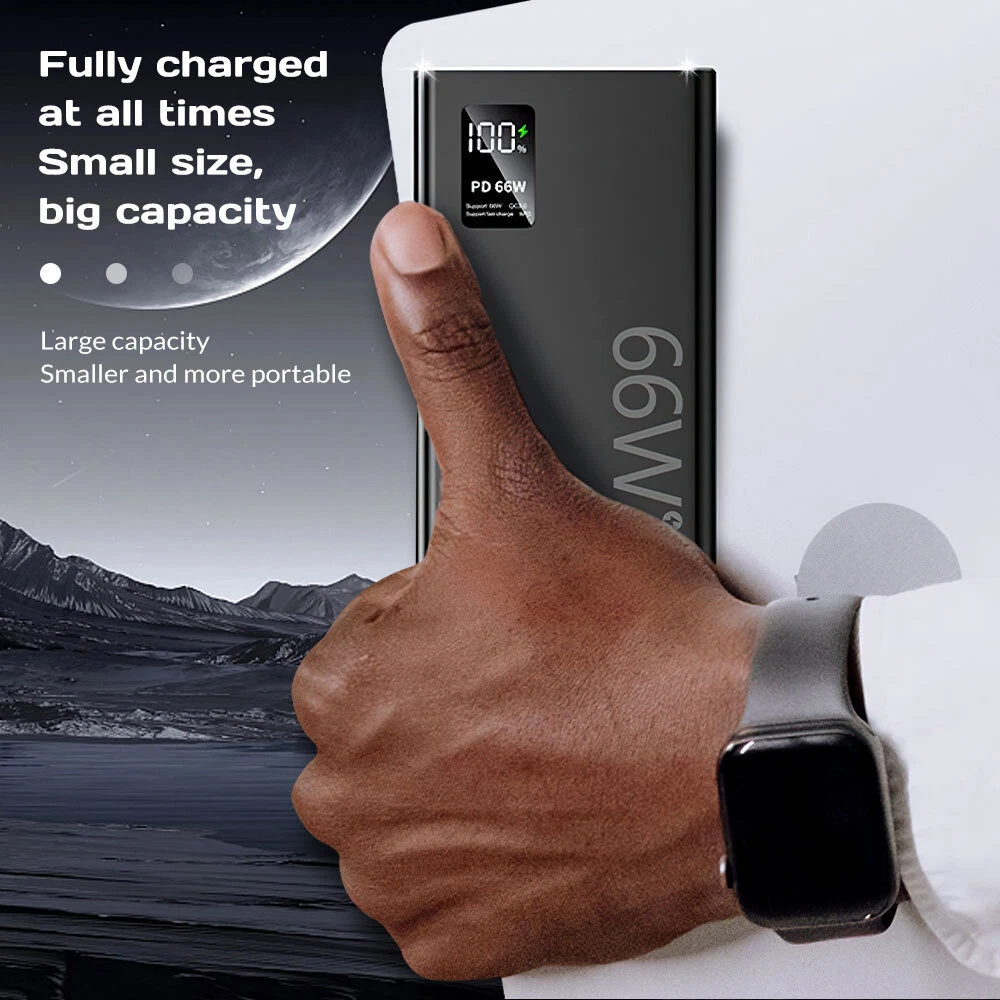 70,000mAh 120W Fast Charging Power Bank for Phones