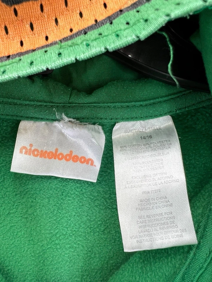 Teenage Mutant Ninja Turtle Zip Up Hoodie Michael Angelo Youth Large (14/16) - Image 4 of 4