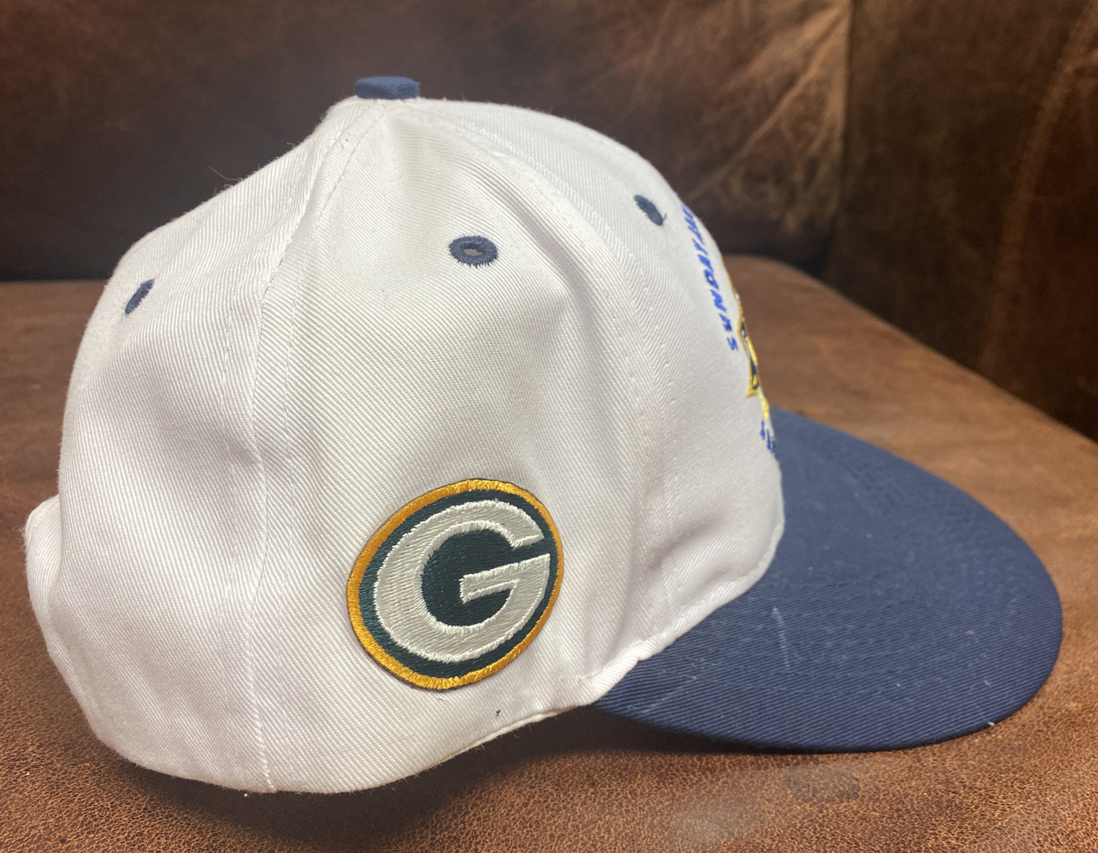 Vintage Green Bay Packers Super Bowl XXXII San Diego CA NFL Logo 7 SnapBack Hat