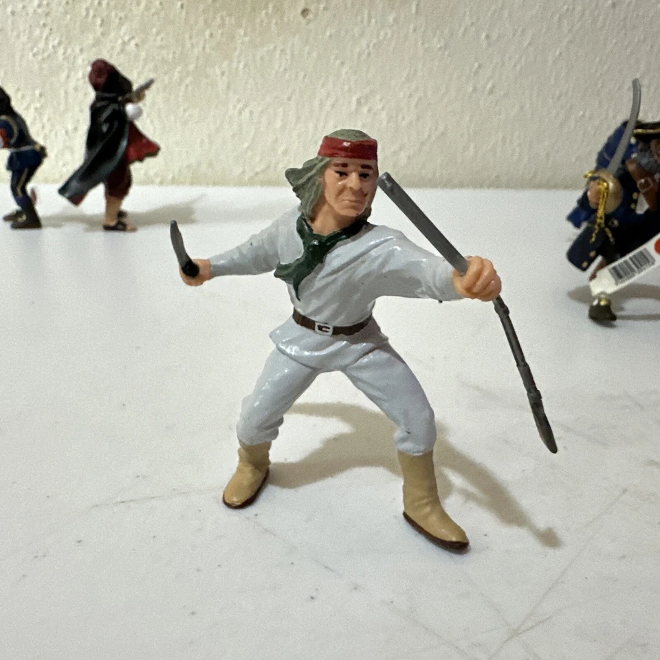 Lote De 21 Figuras De Colección Papo Indios Soldados Piratas Marina Caballos Accesorios Foto 4 de 4