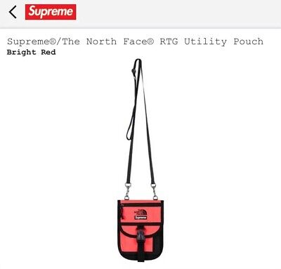 Supreme X The North Face RTG Utility Pouch Bright Red Ss20 for