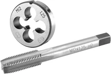 M12 X 1.25 Tap and Die Set Right Hand, M12 X 1.25 Machine Thread Tap and round D