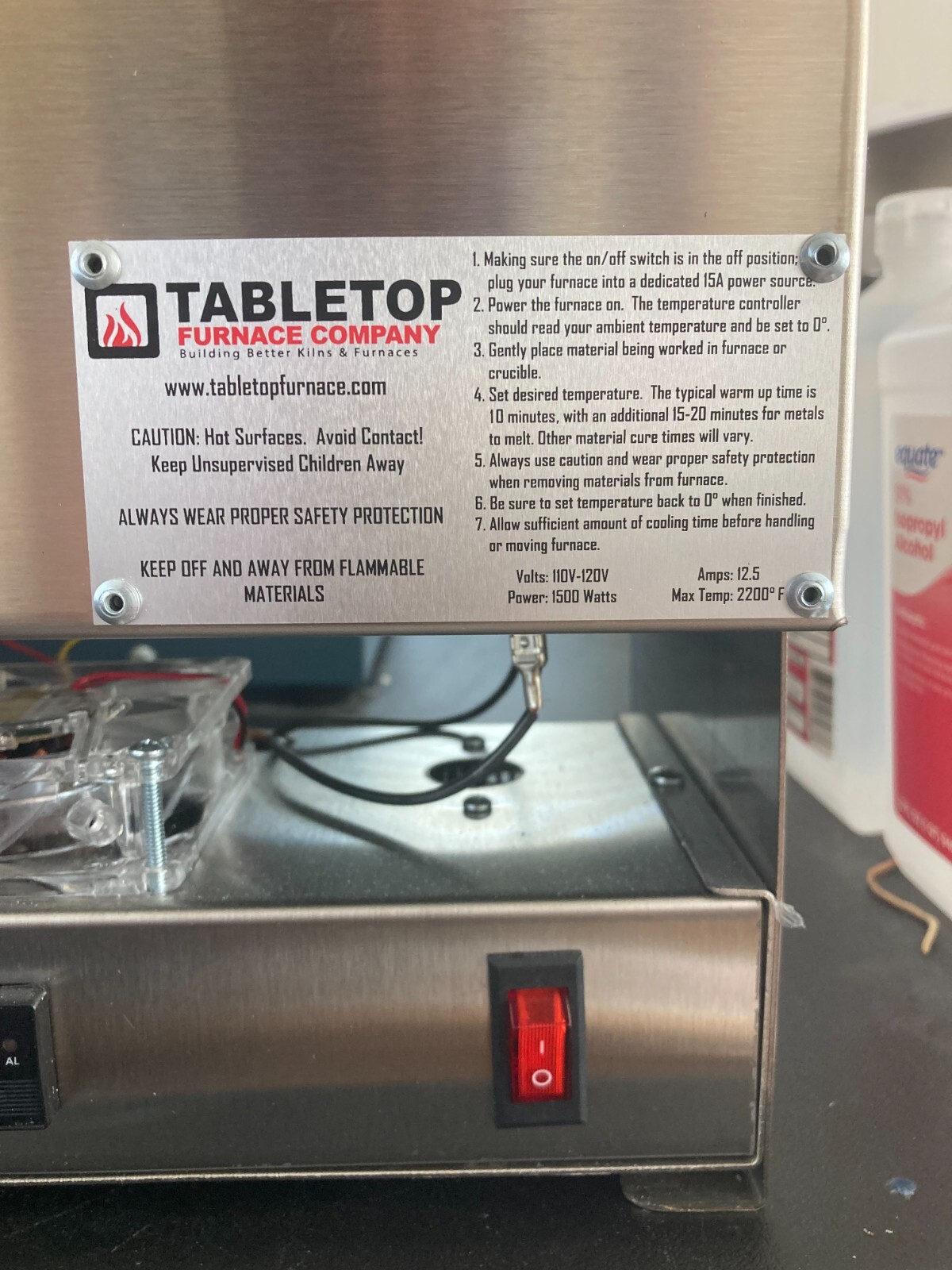 RapidFire TableTop Standard Ceramic Precious Metal Clay Jewelry Kiln Furnace eBay