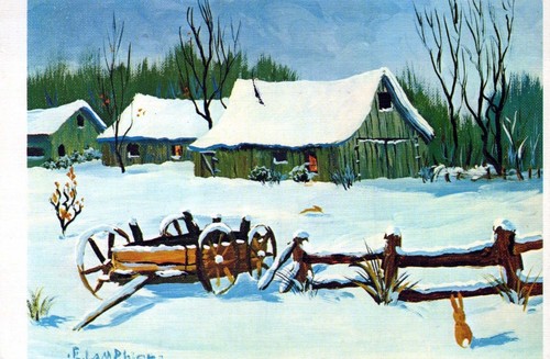 Bonne Année Noël Vintage Carte Postale CPSM #PAV644.F - Picture 3 of 3