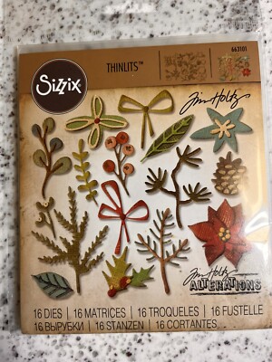 Sizzix Thinlits Dies  Funky Festive  #663101