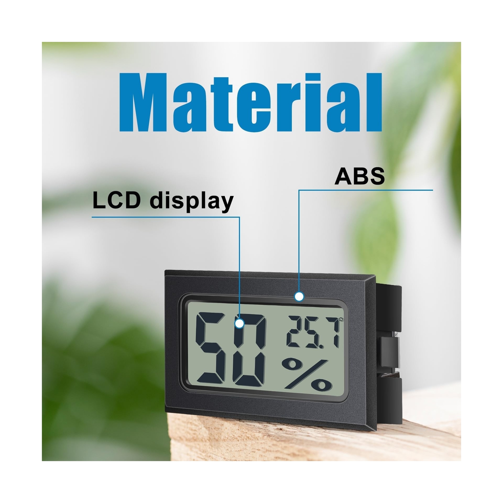 Kanayu 24 Pack Mini Digital Hygrometer Thermometers Indoor Humidity... Fast Ship