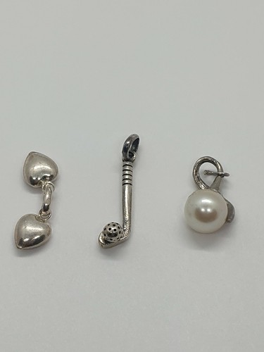 Lot De 36 Pendentifs Argent 925 Avec Perles Blister - Pour Créer Vos Bijoux