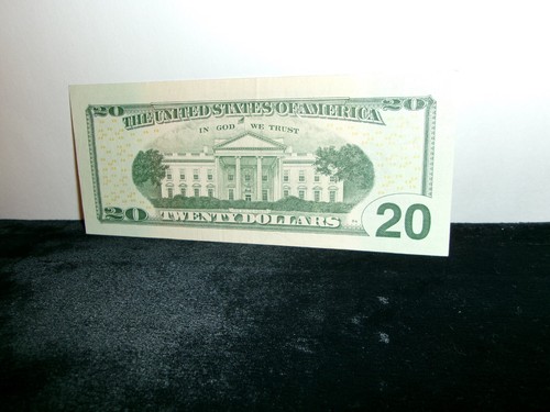 2017 $20 USD Miscut & Misaligned Star Note NK 10857241* Uncirculated - Picture 4 of 4