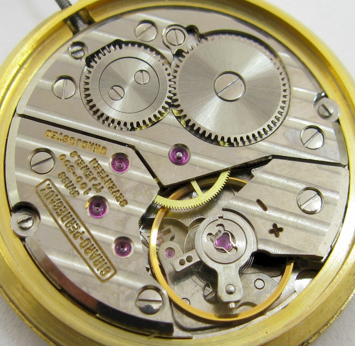 Girard Perregaux Peseux 7000 manual winding 17 jewels watch