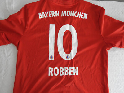 Bayern Munchen x Parley Special Jersey #10 Robben Adidas Red Shirt