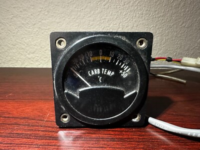 2A3-1 Westberg carburetor temperature gauge FAA TSO guaranteed 30 days