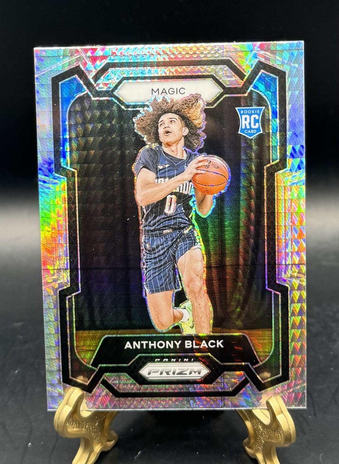 2023-24 Panini Prizm NBA ROOKIE HYPER SILVER PRIZM HOBBY Anthony Black #170 RC