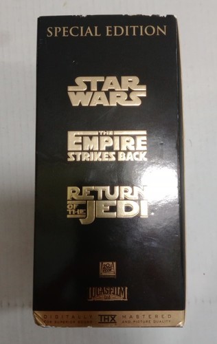 Star Wars Trilogy (VHS, 1997, Special Edition) A New Hope, Empire, Return Jedi - Picture 6 of 10