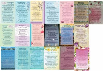 XPRESS YOURSELF Wallet Purse Keepsake Cards Sentimental Inspirational Verse Message Mini Cards