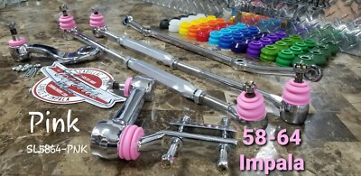 Chrome Steering Linkage Kit 58-64 Impala | eBay