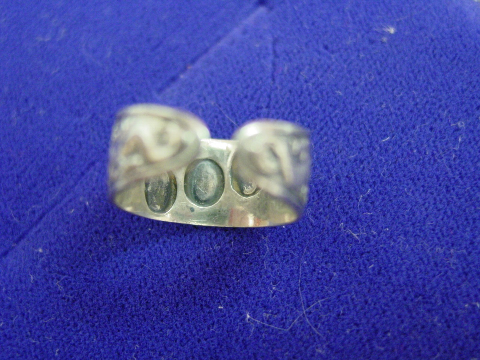 Charming solid 835 silver friendship ring with ca… - image 4