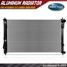 Radiator with Trans Oil Cooler for Mitsubishi Outlander 2022-2023 L4 2.4L 2.5L