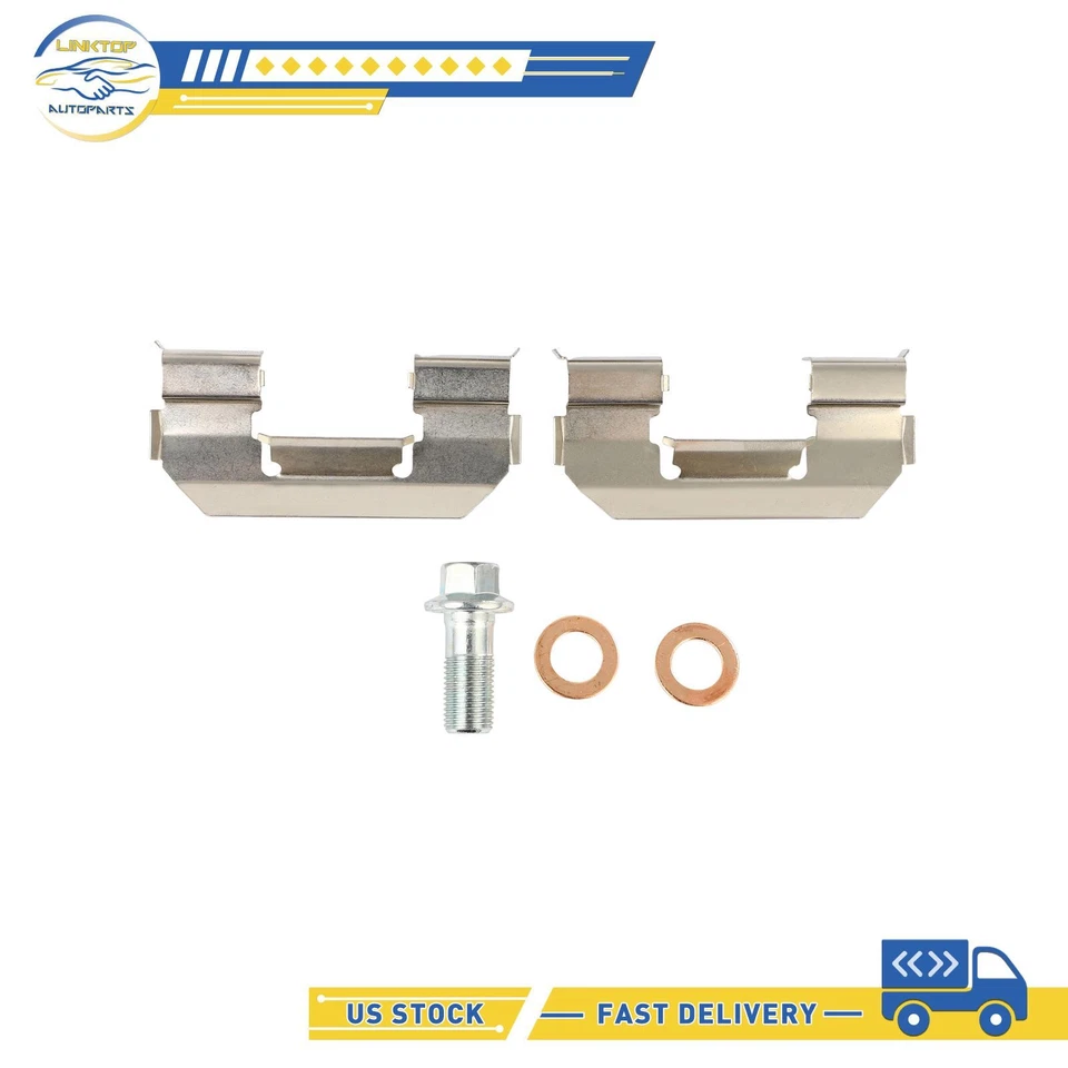 Par de pinzas de freno delanteras con soporte para 97 98 99 00 01 02 2003 Chevrolet Malibu Foto 3 de 4
