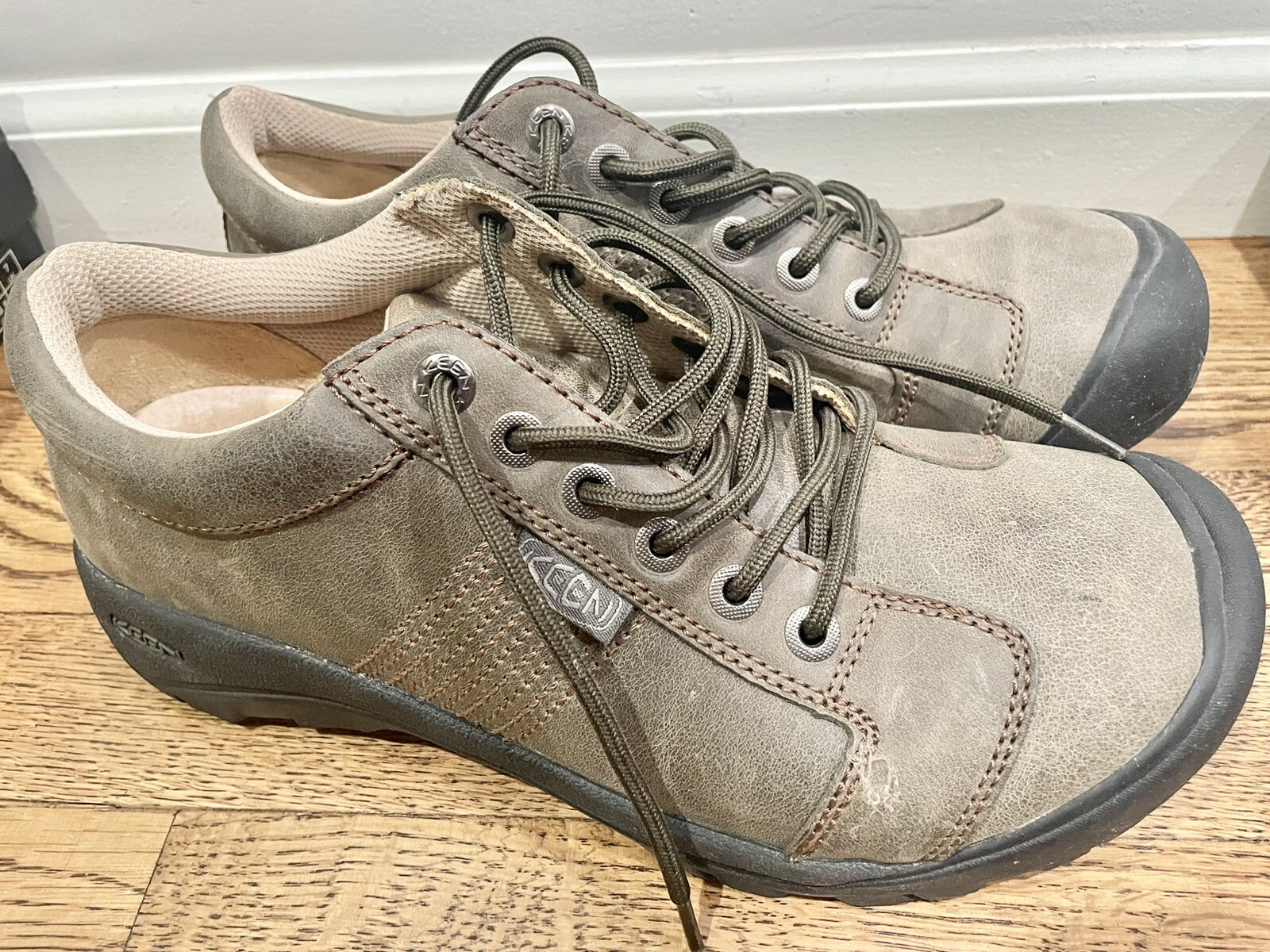 Scarpe da trekking Keen XT 0506 donna taglia US 10 pelle marrone stringate punta tonda