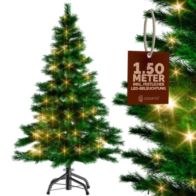 CASARIA Weihnachtsbaum Christbaum LED Tanne 150 180 cm knstlich  Beleuchtet | eBay.de