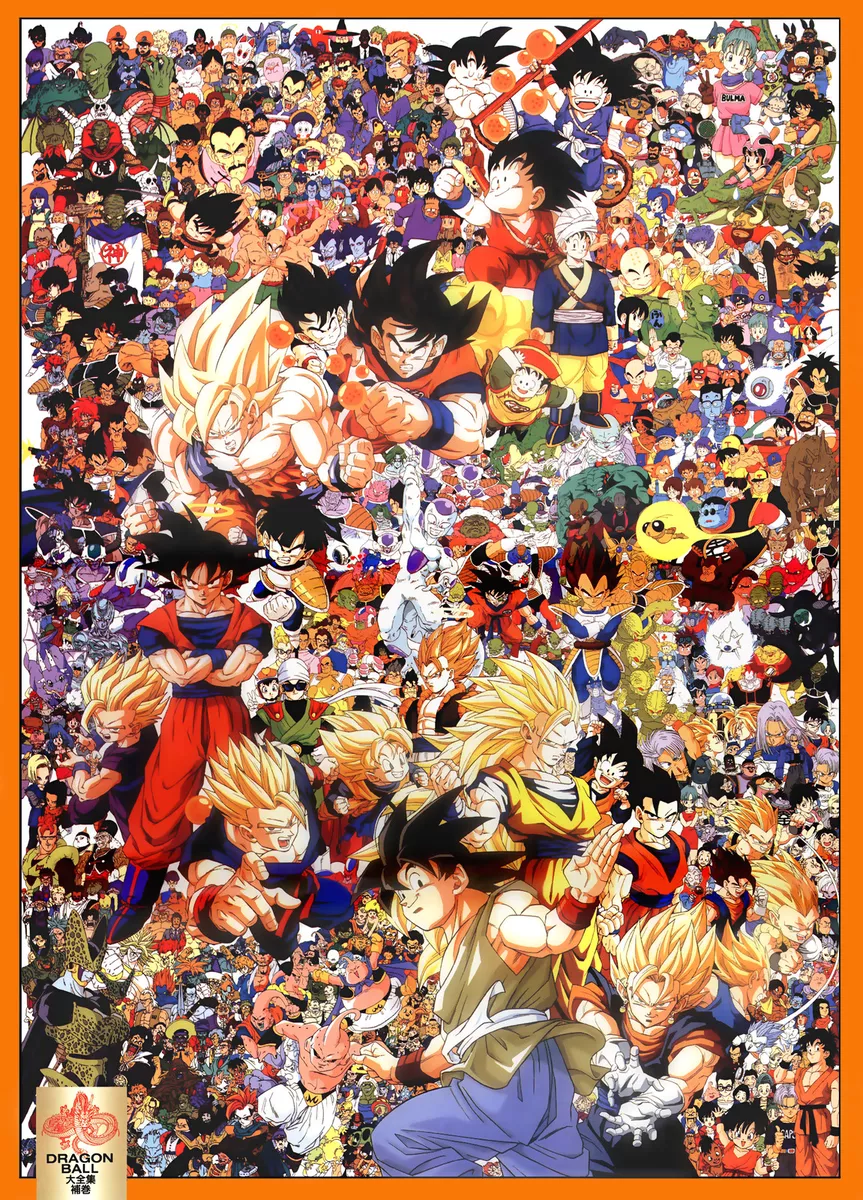 3D Japanese Anime Wallpaper Dragon Ball Supercharacter Poster