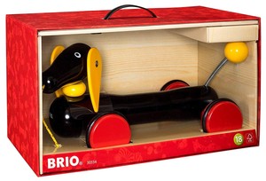 brio pull along dachshund