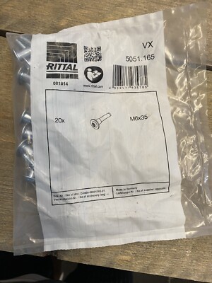 20 x baying screw - thread M6 - Rittal (baying system series VX25)