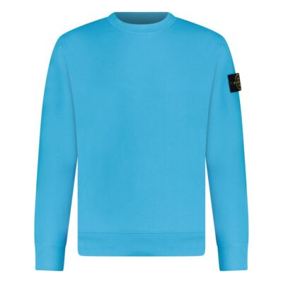 Stone Island Badge Sweatshirt Blue
