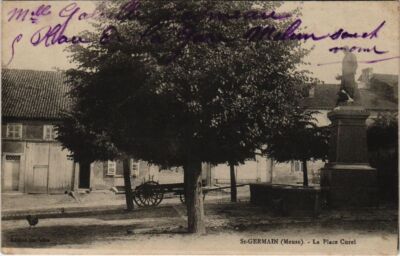 CPA St-Germain - La Place Curel (118634)