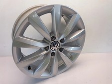 1x Alufelge 17 Zoll 7.0" 5x112 43ET Glanz Silber 5N0601025AH VW Passat Tiguan