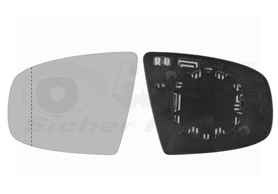 Van Wezel 0687837 mirror glass, outside mirror for BMW