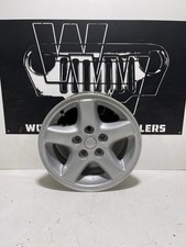 97-06 Jeep Tj Wrangler 15x7 5x4.5 Silver Ecco Flat 5 Spoke Aluminum Wheel 7
