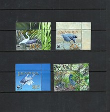 T0614 Penrhyn 2008 Oiseaux, Aigrettes 4v. MNH
