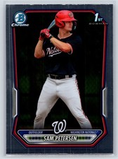 Sam Petersen 2026 Bowman Chrome #BCP-122 Washington Nationals