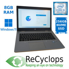 HP ProBook 640 G5, 14" Windows 11 Grade B Laptop, i5, 8GB, 256GB SSD Full HD