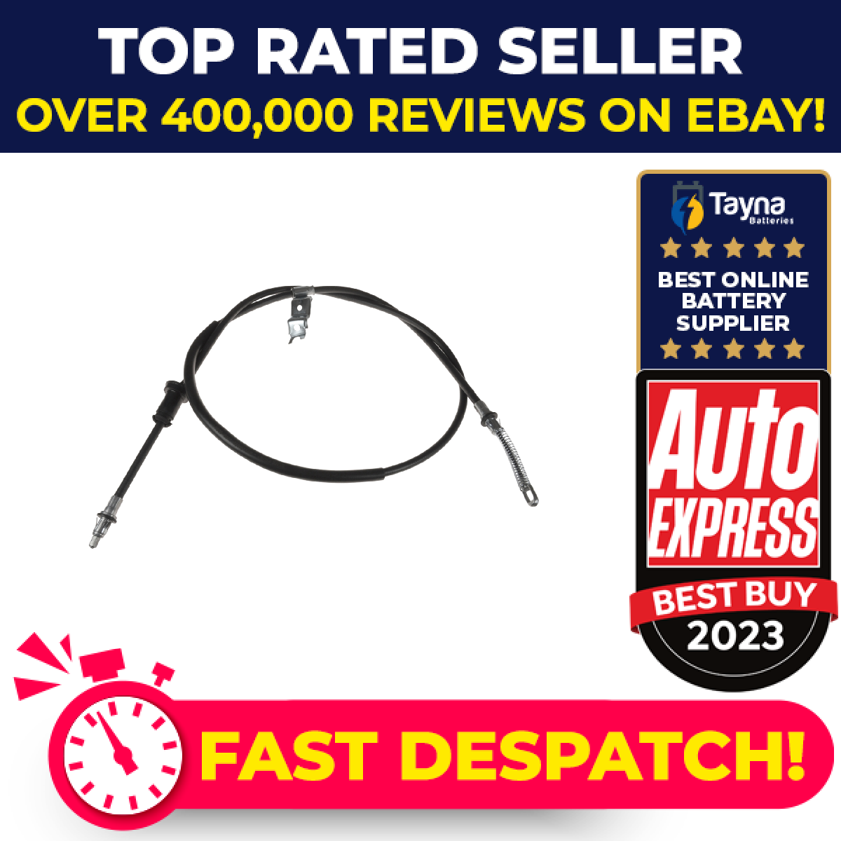 Handbrake Cable Rear Left ADA104625 Blue Print Hand Brake Parking K52128511AC