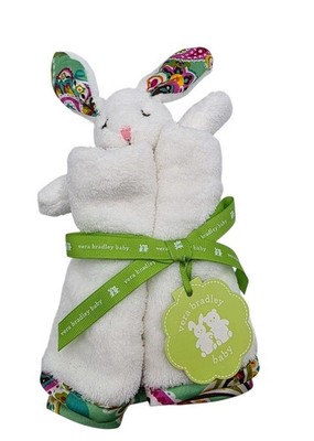 Vera Bradley Baby Lovey Bunny Tutti Frutti Security Blanket Rabbit NWT 2012 