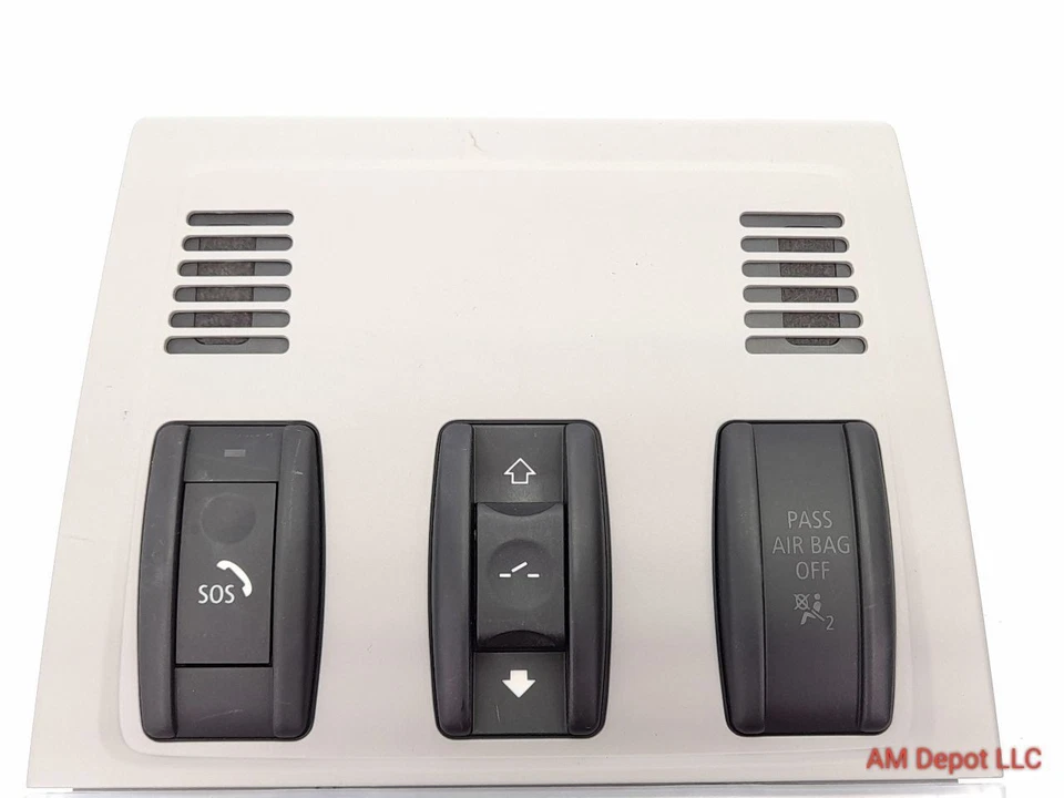 BMW 335i 335xi 328xi 328i E90 E92 2007 interruptor techo corredizo gris 61319225537, 9137523 Foto 2 de 4