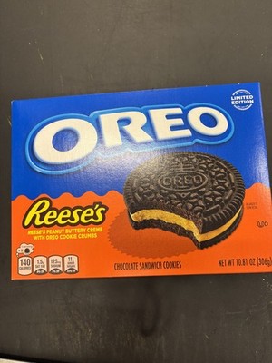 Nabisco Oreo Reese s Peanut Butter Crème W/oreo Crumbs Limited Edition Cookies