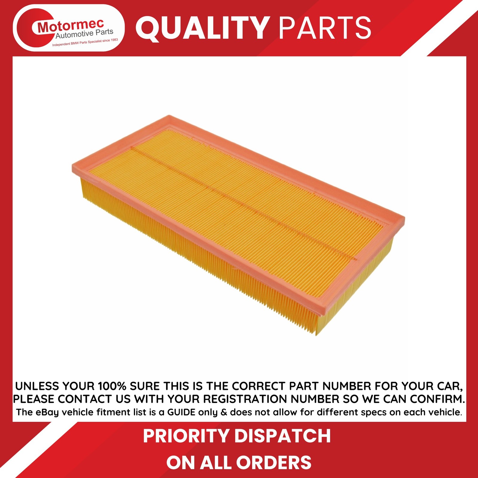 Blue Print Air Filter fits LAND ROVER Discovery Range Rover for oe LR011593 - Image 32