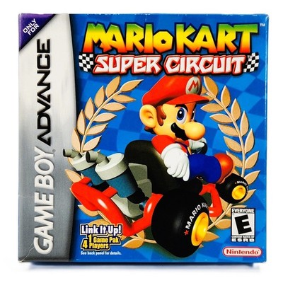 Mario Kart Super Circuit - Nintendo Game Boy Advance GBA (Tested, Authentic)