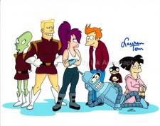 LAUREN TOM as The Voice Of Amy Wong - Futurama GENUINE SIGNED AUTOGRAPH