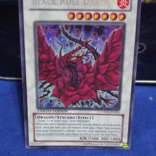 Konami Yu-Gi-Oh! TCG Black Rose Dragon CT05-EN003 Ultra Rare Holo Tin